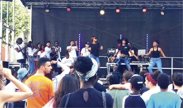 La fête de quartier à la Chapelle, Paris 18e