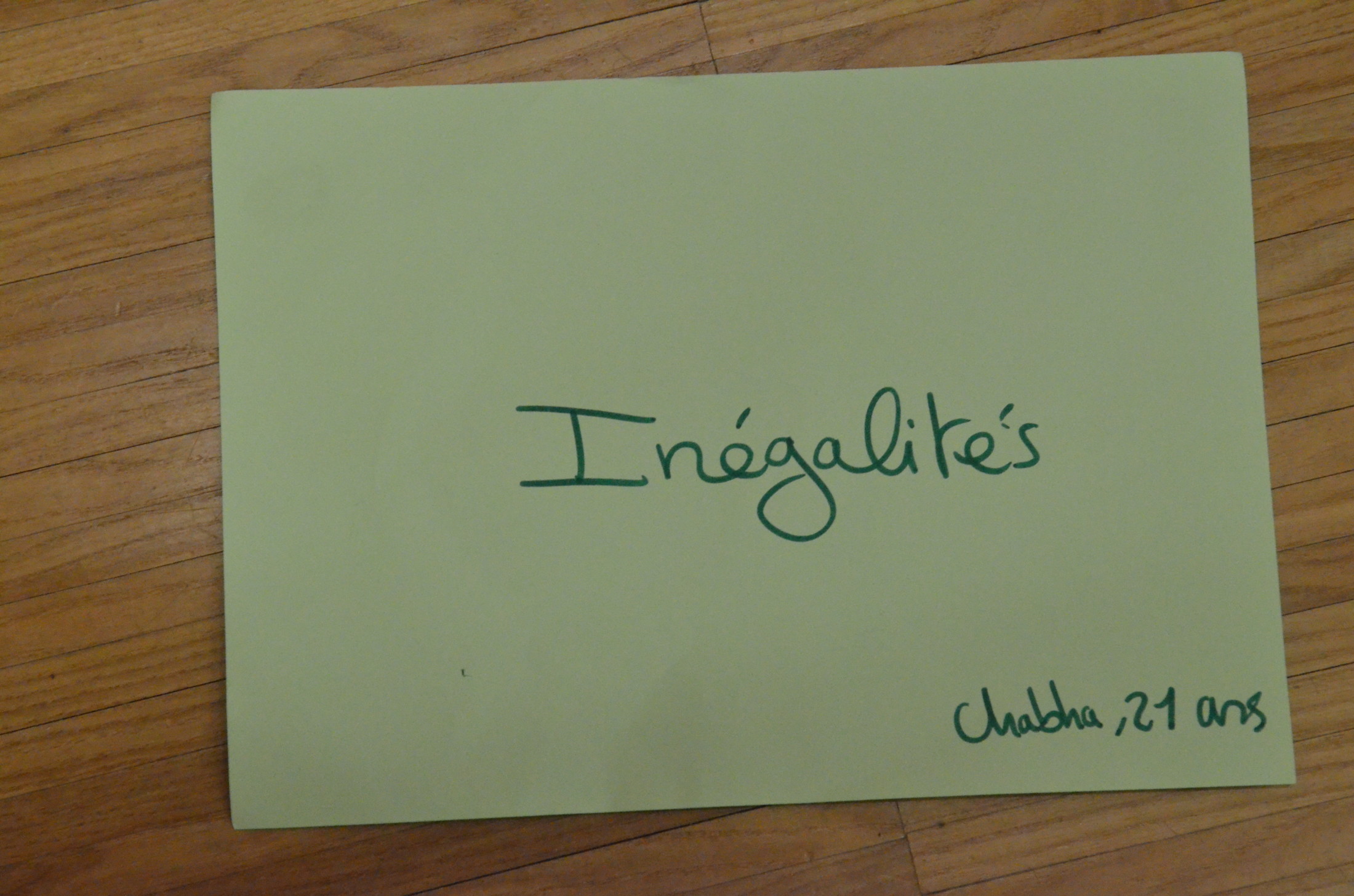 2. oct 21 - Les mots 1