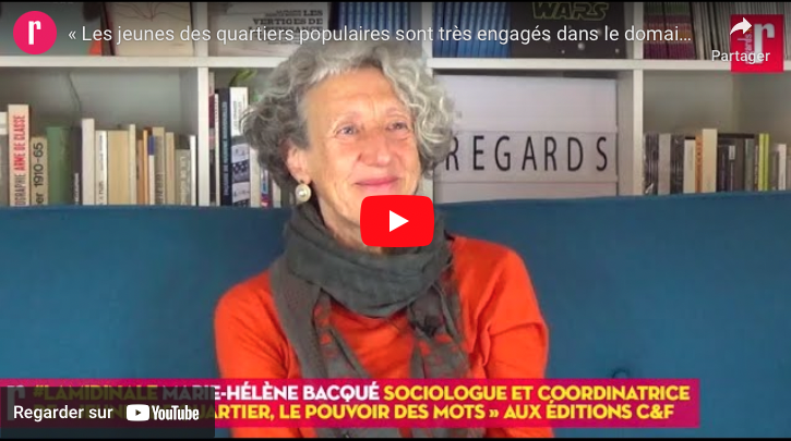 Poster - Vidéo Regard avec Marie-Hélène Bacqué